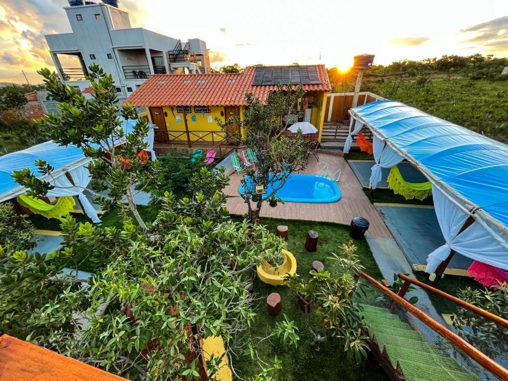 Camping Reino De Andalasia Alto Paraíso de Goiás Dış mekan fotoğraf