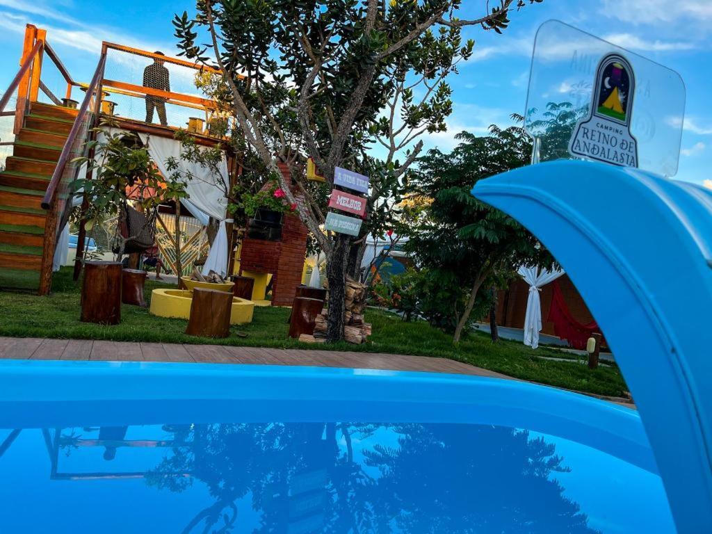 Camping Reino De Andalasia Alto Paraíso de Goiás Dış mekan fotoğraf